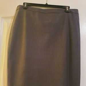 Ann Taylor Grey Suit Skirt